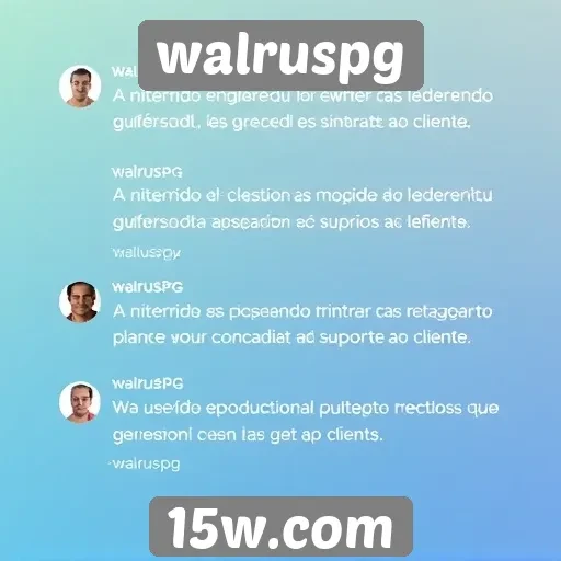 feedback dos usuários mostra satisfação com walruspg